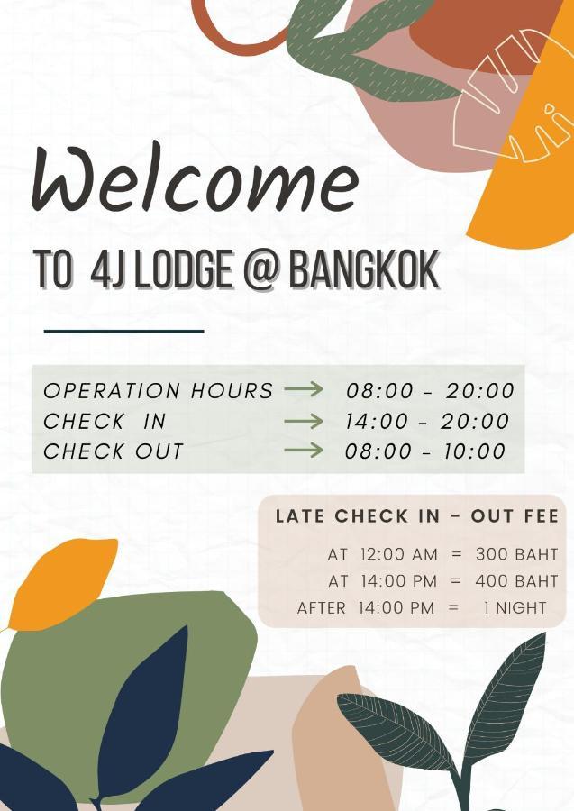 4J Lodge Bangkok Exterior foto